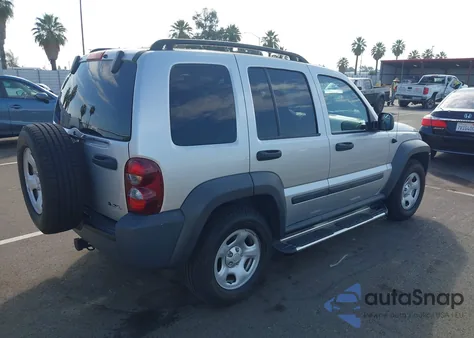 2007 Jeep Liberty Sport from USA, damaged, VIN 1J4GL48K97W630703